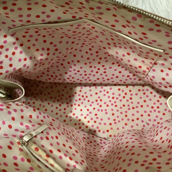 Kate Spade cream Large Dome Satchel shoulder purse - Picture 11 of 12